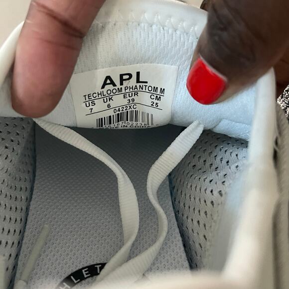 APL Men\'s Techloom Phantom Athletic Sneakers Lightweight White / Grey Size 7 main image 5